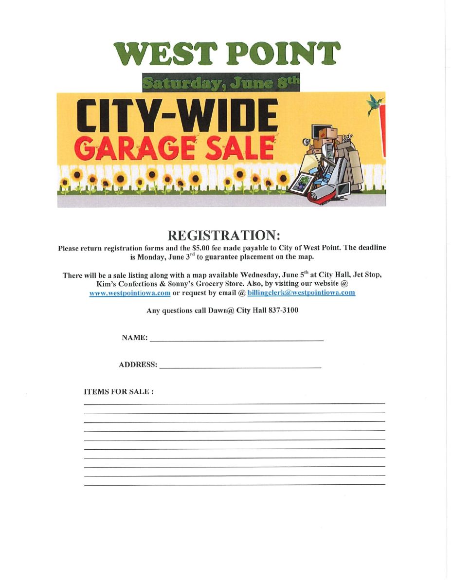 6-8-24 City Wide Garage Sale - page 2
